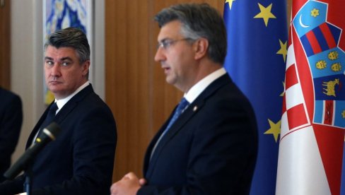 ЗАГРЕБ У ЗАМЦИ СВАЂА: Хрвати уморни од сталних препуцавања председника Милановића и премијера Пленковића