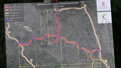 ВОЖД КАРАЂОРЂЕ ЋЕ ПОВЕЗАТИ СРЦЕ ШУМАДИЈЕ СА ИСТОКОМ СРБИЈЕ: Ово је комплетна траса нове брзе саобраћајнице (ФОТО)
