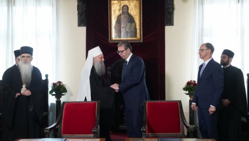 OVO JE OGROMAN KORAK NAPRED U PRISTUPU OBRAZOVANJU Vučić: Danas je potpisan Memorandum kojim se stvara Univerzitet Sveti Sava