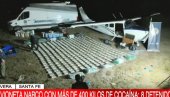PRESRETNUT AVION SA VIŠE OD 400 KILOGRAMA KOKAINA: Uhapšeni pilot i kopilot, kao i još šest osoba povezanih sa švercom droge (VIDEO)