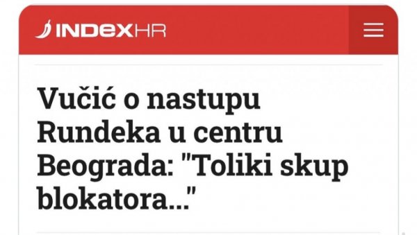УСТАШКИ ИНДЕКС ЛАЖЕ! Брнабић их ухватила у још једној лажи којом су таргетирали Александра Вучића
