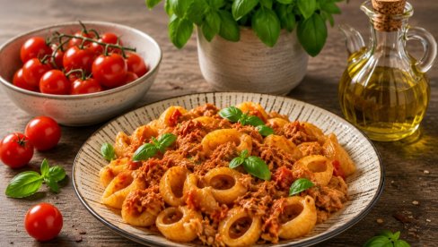 KREMASTA PASTA SA TUNOM U PARADAJZ SOSU: Idealana je za ručak ili večeru tokom radne nedelje