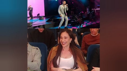 ПОДРШКА КОЛЕГАМА: Цеца Ражнатовић дошла да ужива на концерт Магла бенда (ФОТО)