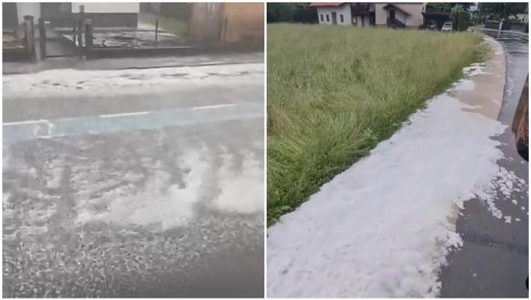 SNAŽNO NEVREME PROTUTNJALO SLOVENIJOM: Vetar nosio krovove i čupao drveće (VIDEO)