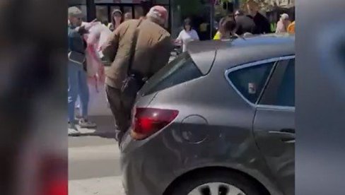 BLOKADERSKA BANDA! Linčovali čoveka kod Pravnog fakulteta! (VIDEO)