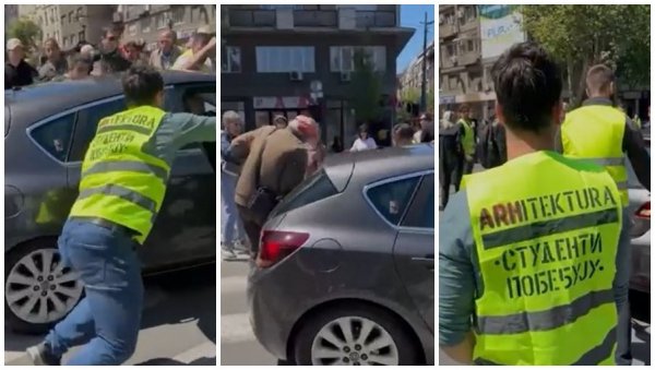 БЛОКАДЕРСКА БАХАТОСТ МОГЛА ДА УБИЈЕ ЧОВЕКА: Показали су поново да се понашају као друмски разбојници, туку људе (ВИДЕО)