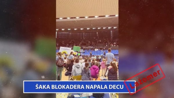 ЛАЖОМЕР: Шака блокадера напала децу