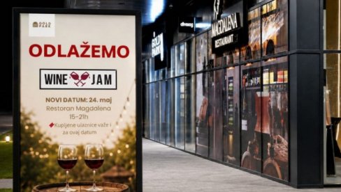 Manifestacija „Vajn džem” pomerena za 24. maj