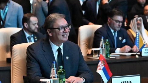 СА ПОНОСОМ ПРЕДСТАВЉАМ СРБИЈУ: Огласио се Вучић са Светског урбаног форума у Бакуу (ВИДЕО)