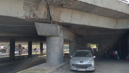 MAJSTORI ZAKRPILI STUBOVE I TAVANICU: Završena rekonstrukcija oštećenih delova petlje na Autokomandi