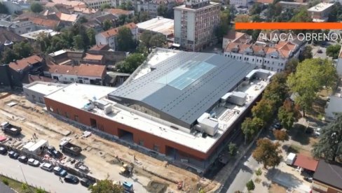 UPOTREBNA DOZVOLA PA TEZGE: Završena zgrada nove pijace u Obrenovcu, sa 150 parking-mesta (FOTO)