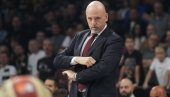 SIGURNO POSTOJI DOSTA PROBLEMA: Saša Obradović posle utakmice Partizan - Crvena zvezda