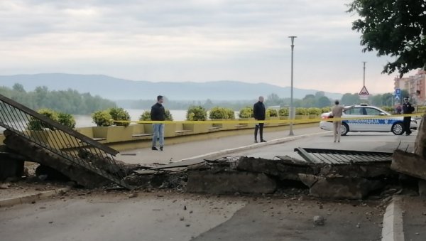 ПУКАО МОСТ НА ГРАНИЧНОМ ПРЕЛАЗУ ГРАДИШКА: Обустављен саобраћај