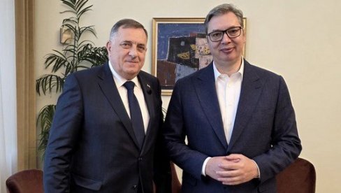 U NAREDNIM DANIMA VAŽNE ODLUKE Vučić razgovarao sa Dodikom: Sastanak o svim važnim temama od značaja za građane Srbije i Srpske
