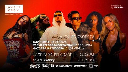 MW26 LUDILO POČINJE! Teodora, Inas, Elena, Gazda Paja, 2Soma & Popovska na Ušću: Spremite se za NAJVEĆI LETNJI SPEKTAKL!