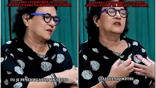 СРАМНО: Идеолог блокадера Дубравка Стојановић поново напала српске жртве