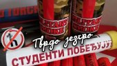 ДИМНЕ БОМБЕ И ТОПОВСКИ УДАРИ! Блокадери не крију да спремају насиље за данас (ФОТО)