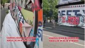 ДИВЉАЊЕ БЛОКАДЕРА БЕЗ ГРАНИЦА: Као хијене насрнули на транспарент Србија побеђује (ВИДЕО)