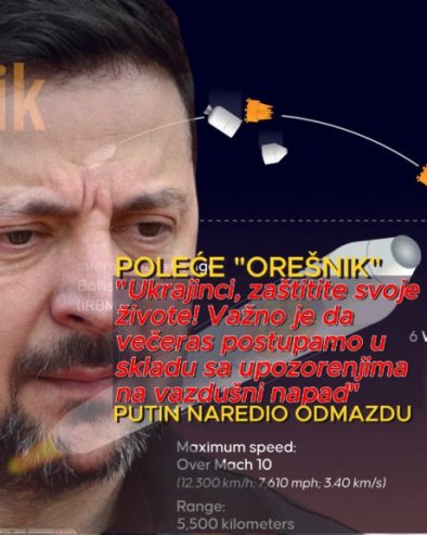 ПОЛЕЋЕ СТРАШНИ ОРЕШНИК? Паника у Украјини, Зеленски зове народ у склоништа: Заштитите своје животе