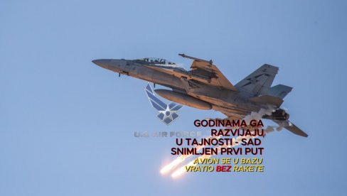 ПРВИ ПУТ СНИМЉЕНО ТАЈНО ОРУЖЈЕ САД: Авион се у базу вратио без ракете - 15,6 милијарди $ ће уложити у њу у наредним годинама (ФОТО)