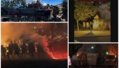 KAD IM JE OKUPLJANJE PUKLO PREŠLI NA BRUTALNO NASILJE: Blokaderi uz noževe, baklje, flaše i smeće pokušali rušenje države
