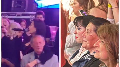 PODRŠKA RODITELJA NA KONCERTU U LESKOVCU: Cecina majka Mira i otac Slobodan s ponosom slušali i gledali ćerku - Sišla sa bine, zagrlila oca