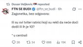 БЛОКАДЕРИ БЕСНИ: На Славији шака јада, губе подршку и твитераша (ФОТО)