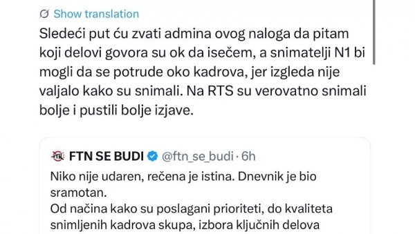 ПОТПУНО РАСУЛО: Блокадери са Н1 се правдају блокадерима са факултета - Прште увреде