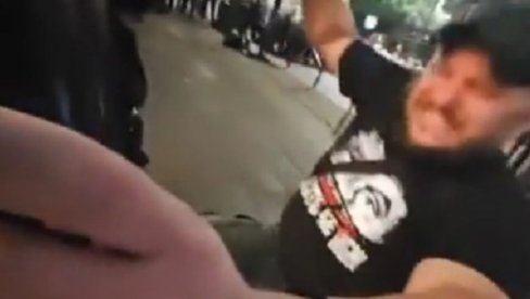 BLOKADERI RAZVALILI ŽUNIĆA CIGLOM! „Kako ste glupi bre ko k...., ne znate ni da gađate, mene gađate, koji vam je k***c bre?!“