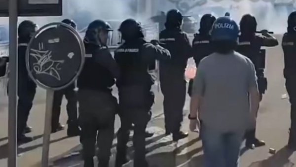 ХАОС ПРЕД ГРАДСКИ ДЕРБИ! Полиција морала да интервенише, има повређених! (ВИДЕО)