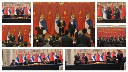 NA PONOS SRBIJI! ISTORIJSKA POSETA VUČIĆA KINI: Srpskom predsedniku, predsednik Kine uručio najveći orden te države (VIDEO)