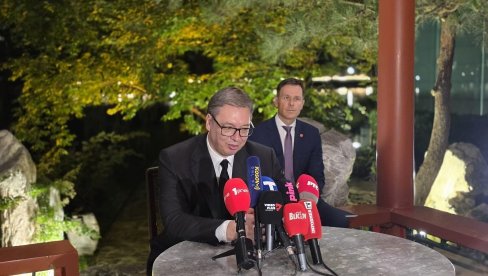 VUČIĆ POSLE SASTANKA SA SIJEM: Ponosan sam na Srbiju, verujem da su nam vrata širom otvorena