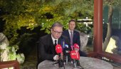 VUČIĆ POSLE SASTANKA SA SIJEM: Ponosam sam na Srbiju, verujem da su nam vrata širom otvorena