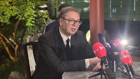ЈА САМ ПОНОСАН, ТО ЈЕ ЗАСЛУЖИЛА СРБИЈА Вучић о ордену: Волео бих да га са поносом чувају и Данило и Вукан и Милица