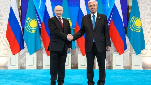 РУСИЈА И КАЗАХСТАН ПРОДУБЉУЈУ САВЕЗНИЧКЕ ОДНОСЕ: Путин посету започео састанком са Токајевим, ево о чему ће разговарати