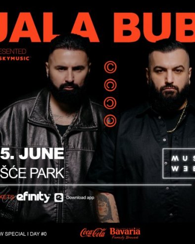 Jala Brat & Buba Corelli наступају на специјалном нултом дану Belgrade Music Week 26 - Најјачи балкански двојац напокон у Београду