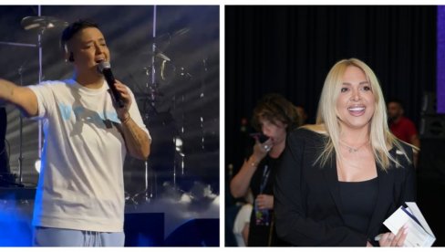 U JAVNOSTI POSLE POROĐAJA: Milica Todorović došla na koncert Marije Šerifoivć - Lepo mi je (FOTO)