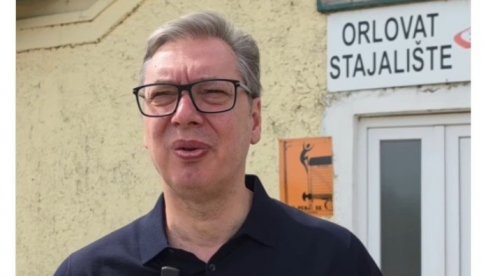 DELA UVEK GOVORE VIŠE OD REČI: Predsednik posetio Orlovat kao što je i obećao, pa najavio rekonstrukciju železničke stanice (VIDEO)