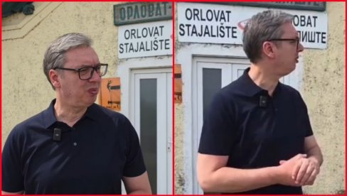 ДЕЛА УВЕК ГОВОРЕ ВИШЕ ОД РЕЧИ: Председник посетио Орловат као што је и обећао, па најавио реконструкцију железничке станице (ВИДЕО)