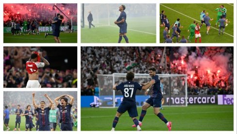 ČISTE EMOCIJE! Najbolje fotografije sa kraja finala Lige šampiona 2026! Pari Sen Žermen u delirijumu, šok u Arsenalu