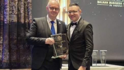 Андрија Јоргић добитник признања BALKAN BUSINESS AWARDS