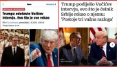 TRAMP I VUČIĆ VEST BROJ JEDAN U HRVATSKOJ! Komšiluk u očaju, mediji bruje zbog postupka američkog predsednika (FOTO)