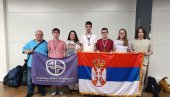 PET MEDALJA IZ ISTORIJE: Uspeh učenika Matematičke gimnazije na evropskoj olimpijadi