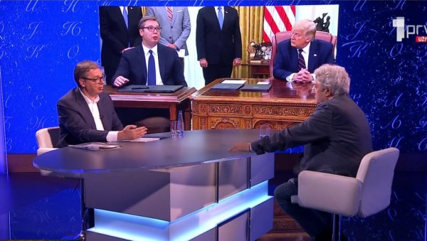 ВУЧИЋ О ТРАМПОВОЈ РЕАКЦИЈИ НА ИНТЕРВЈУ: Поштоване су независне земље које самостално и суверено доносе своје одлуке, које расту