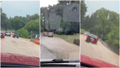 УЛИЦЕ ПОД ВОДОМ, ВЕТАР НОСИО СВЕД ПРЕД СОБОМ: Снажно невреме похарало Хрватску (ВИДЕО)