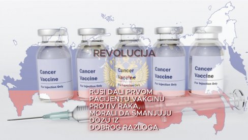 Rusi prvom pacijentu ubrizgali vakcinu protiv raka - evo šta se desilo, morali da smanjuju dozu iz pozitivnog razloga