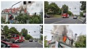 GORI AMBASADA PAKISTANA U CENTRU BEOGRADA: Veliki broj vatrogasnih vozila na licu mesta (FOTO)
