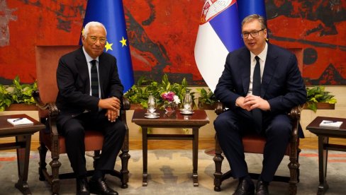 ОДЛИЧАН И САДРЖАЈАН РАЗГОВОР О БУДУЋНОСТИ ОДНОСА СРБИЈЕ И ЕУ: После састанка Вучића и Коште у току пленарни разговори делегација (ФОТО)