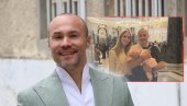 МИ, ПРЕД СВЕТИЊОМ, СА НАЈВЕЋИМ ДАРОМ У НАРУЧЈУ: Аца Софронијевић са породицом целивао Богородичин појас (ФОТО)