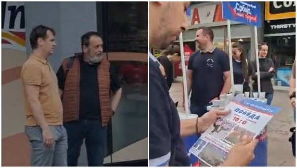 ОВО МОРАТЕ ВИДЕТИ: Активисти СНС у Краљеву туристима објашњавају зашто Србија напредује, а блокадери с тугом у очима кибицују (ВИДЕО)